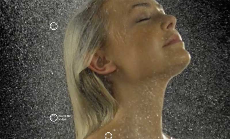 Woman using Methen-Shower-Aio